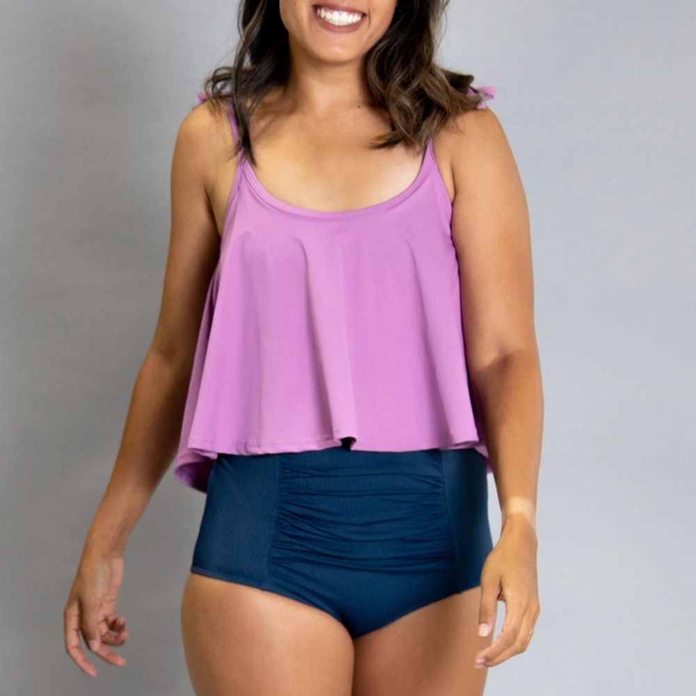 Kortni Jeane Grape Juice Swing Top, Size M